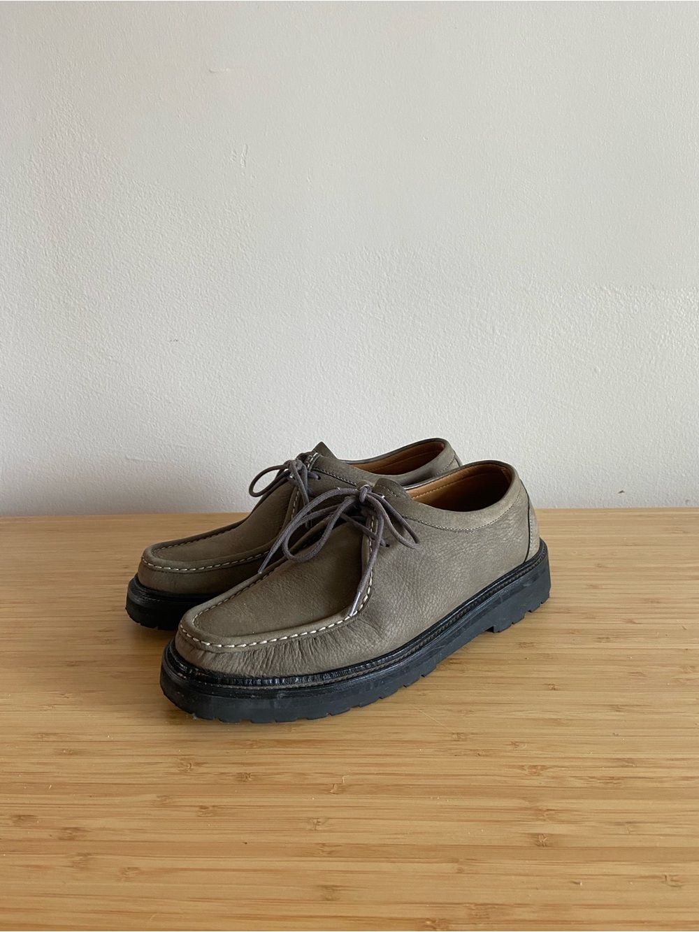 G.H. Bass & Co. Charcoal Wallace Leather Moc